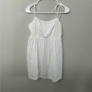 Women’s Altar’d State White Tie Strap Dress Size Small Like New